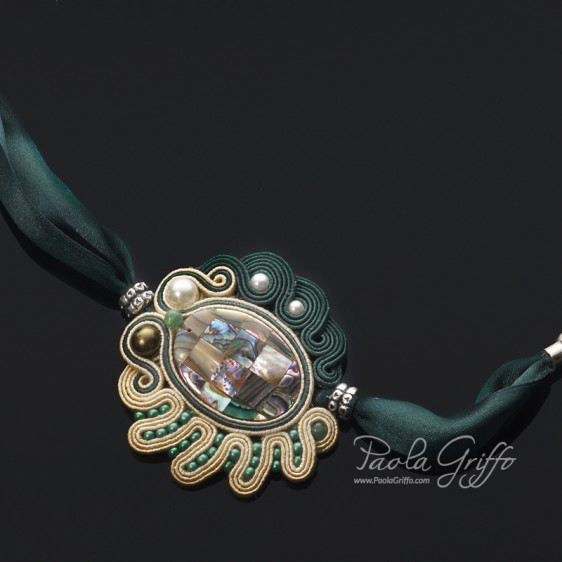 Bracciale Green Flower