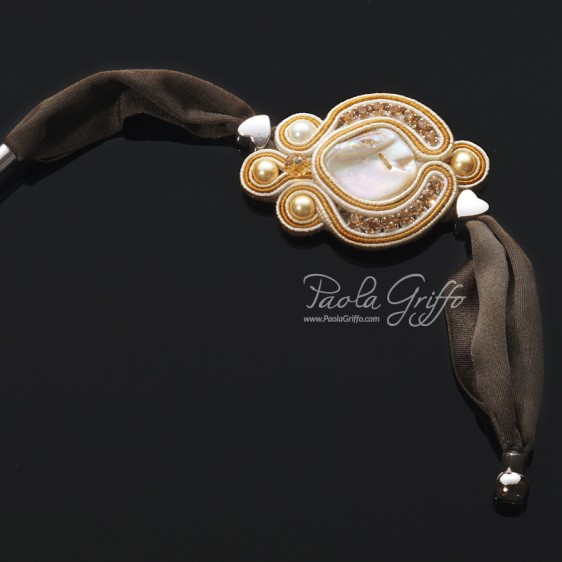 Bracciale Foglia Oro